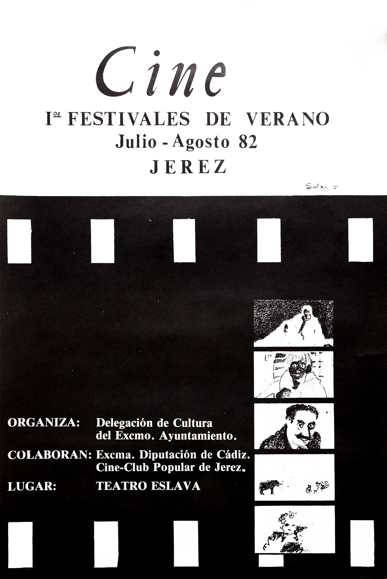 pie Cartel de cine I Festivales de Verano 1982