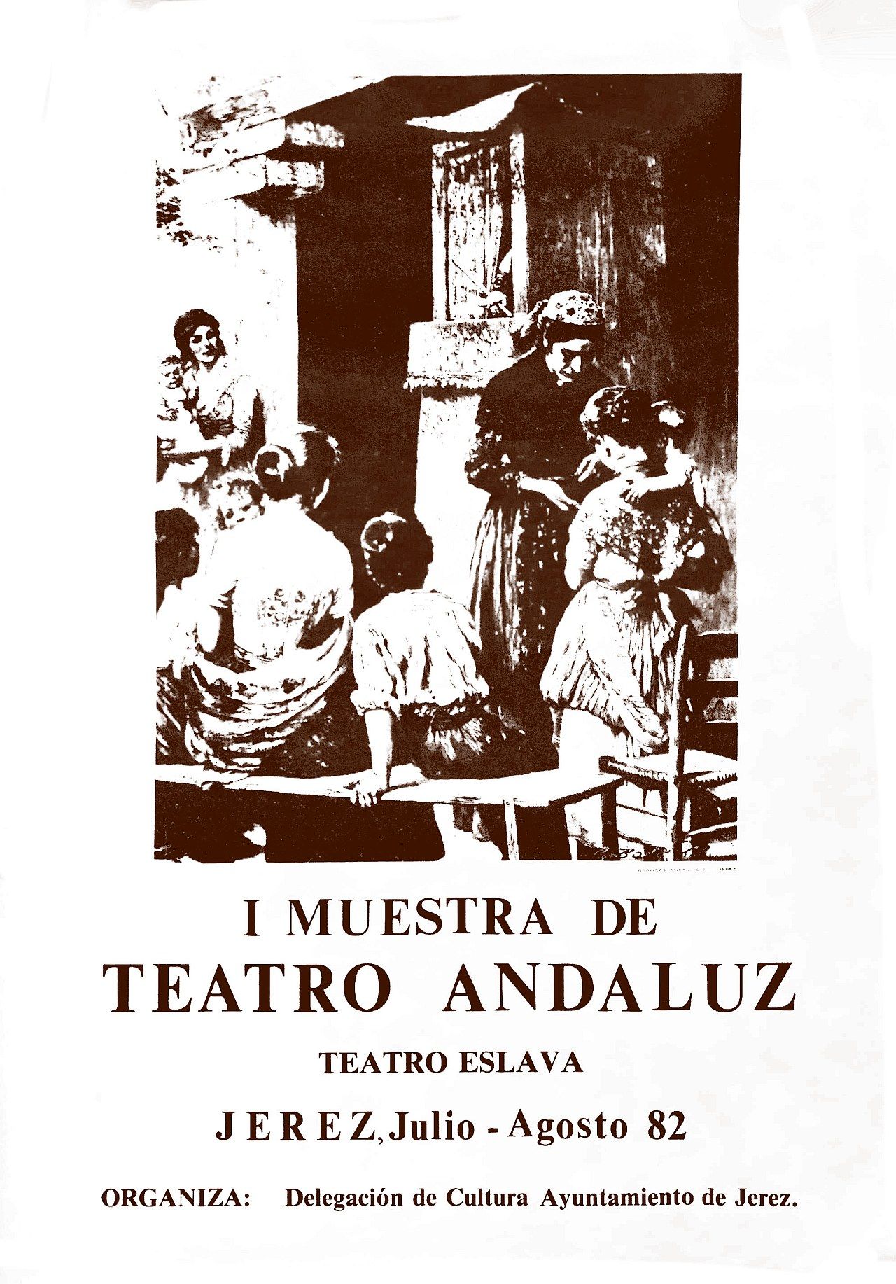 pie Cartel anunciador de la I Muestra de Teatro andaluz 1982 1280