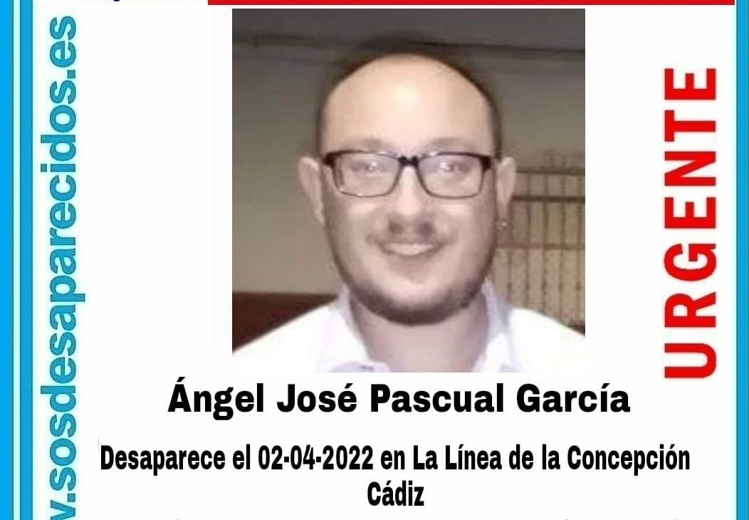 Buscan a Ángel José Pascual, desaparecido hace más de un mes en La Línea