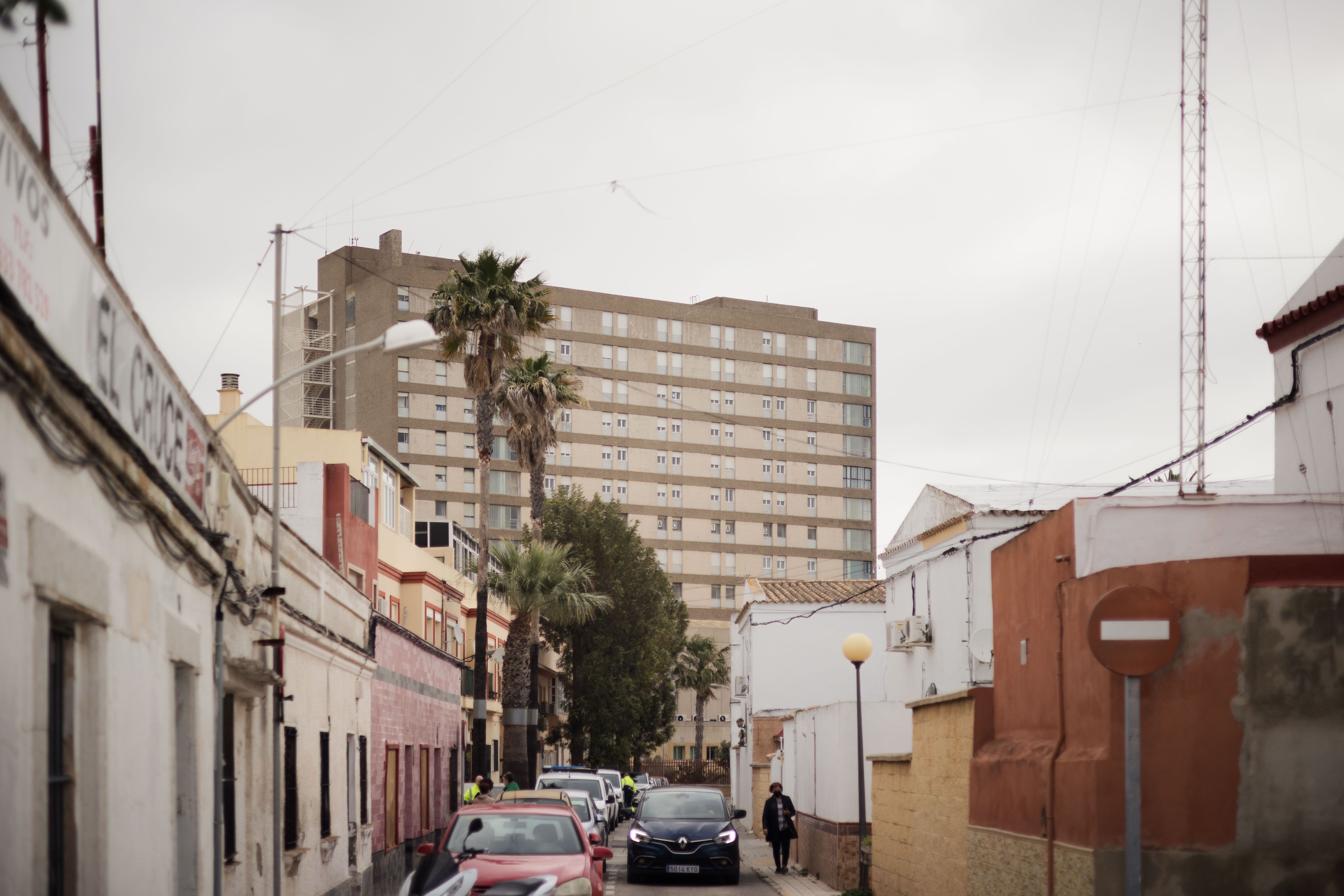 Vista reciente de San Fernando, con el Hospital San Carlos al fondo.