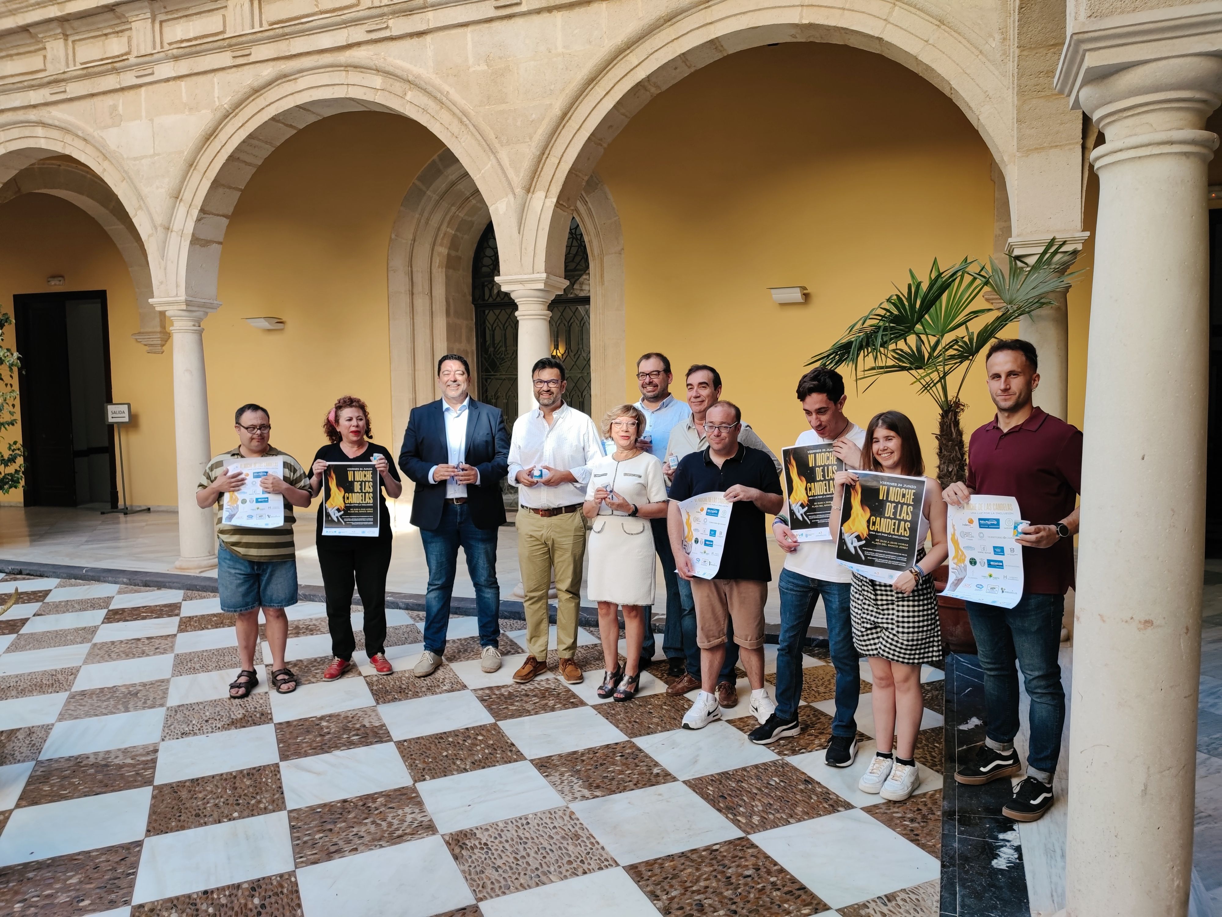 Imagen del acto de presentación de la Noche de las Candelas que se celebrará en Jerez.