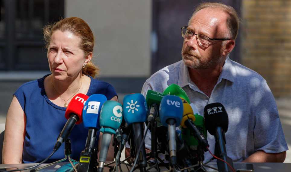 Los padres de Marta del Castillo, en una imagen de archivo.