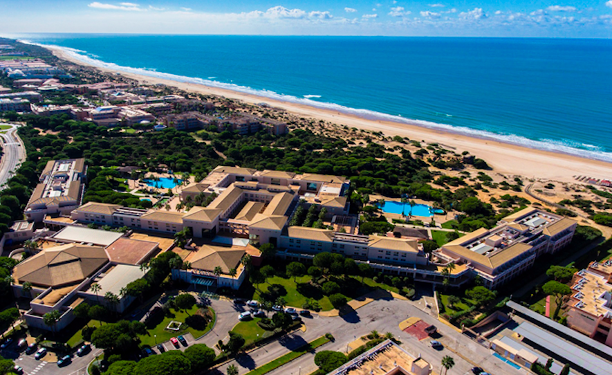 Vista aérea de Sancti Petri, en Chiclana, en una imagen de archivo. 