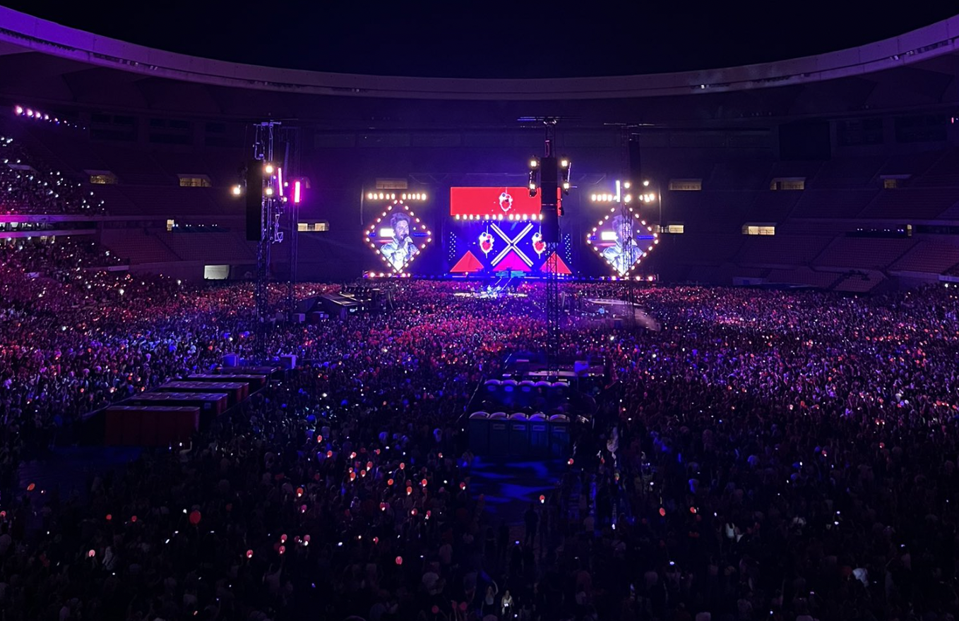 Un concierto de Manuel Carrasco en La Cartuja.