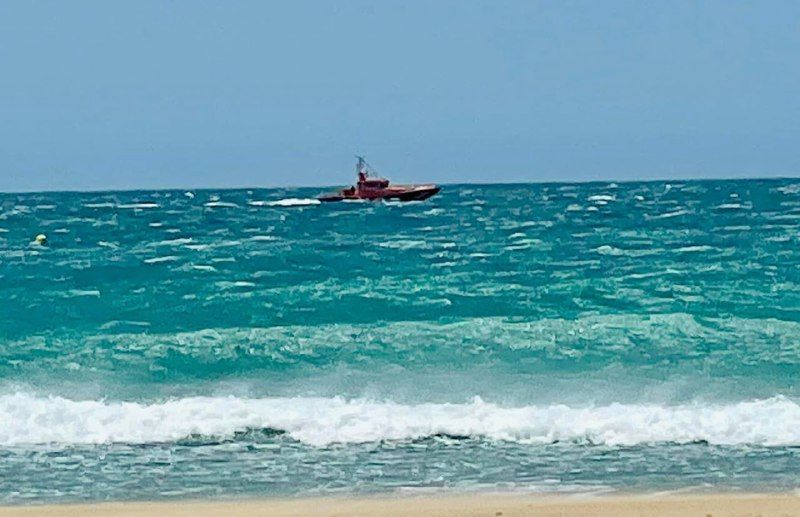 Actuación de Salvamento Marítimo en El Palmar, en una imagen de archivo.