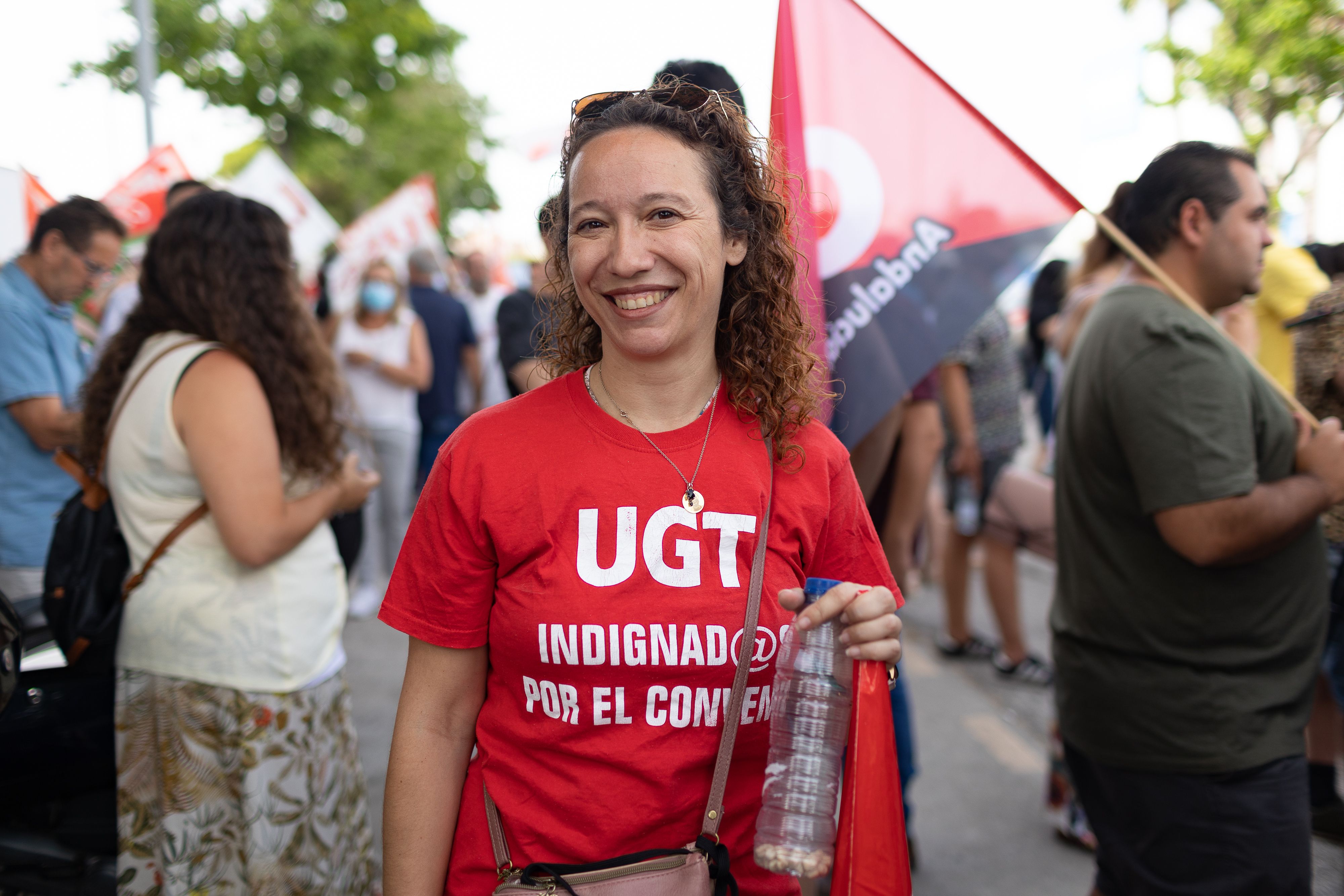 Maite Garro, empleada de Majorel desde hace 15 años.