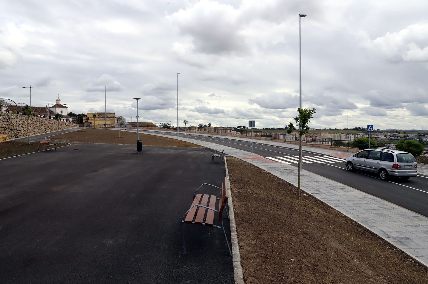 Nuevo vial que conecta Ronda Muleros con el Distrito Sur. 