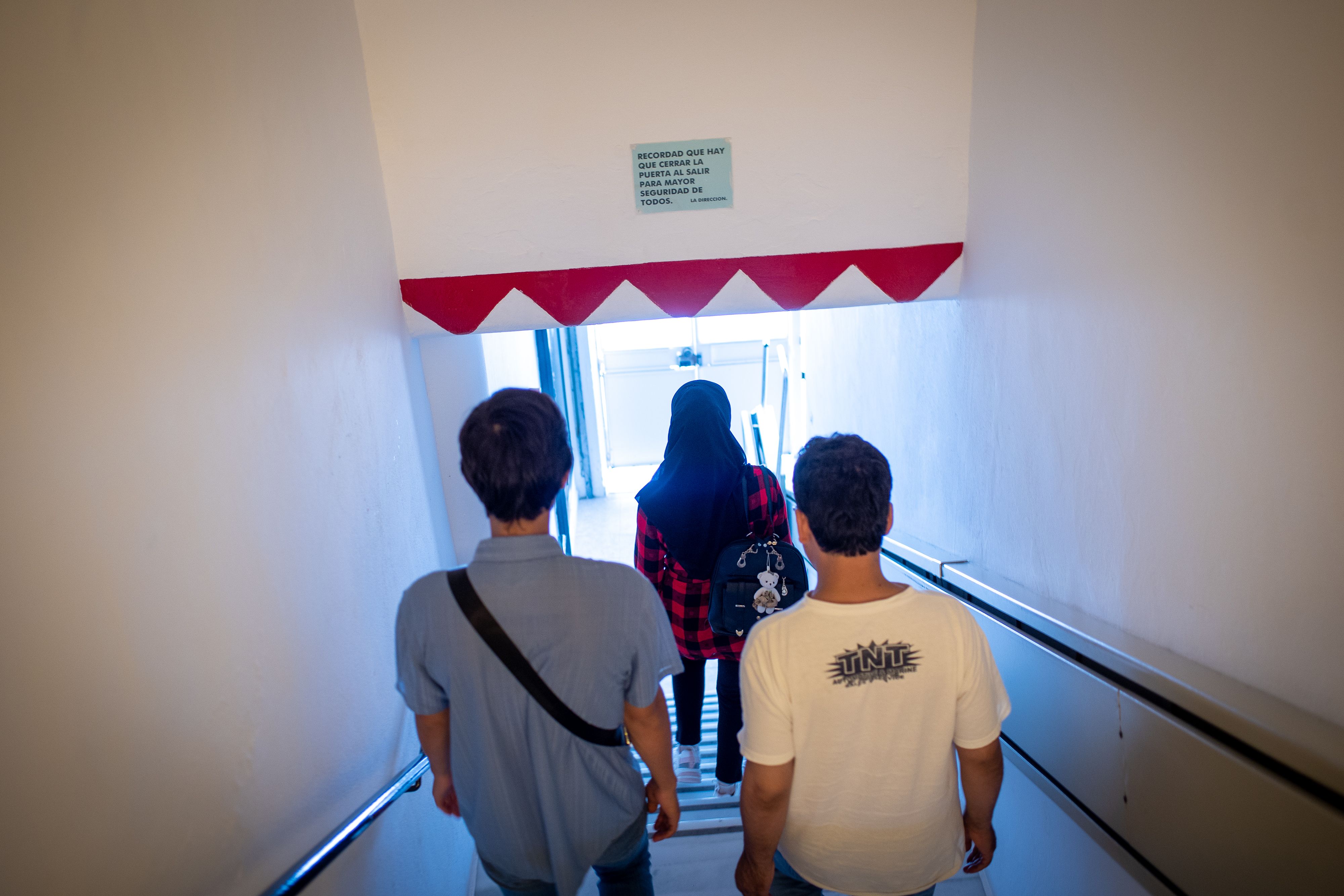 Refugiados afganos en Jerez, en una imagen de archivo.