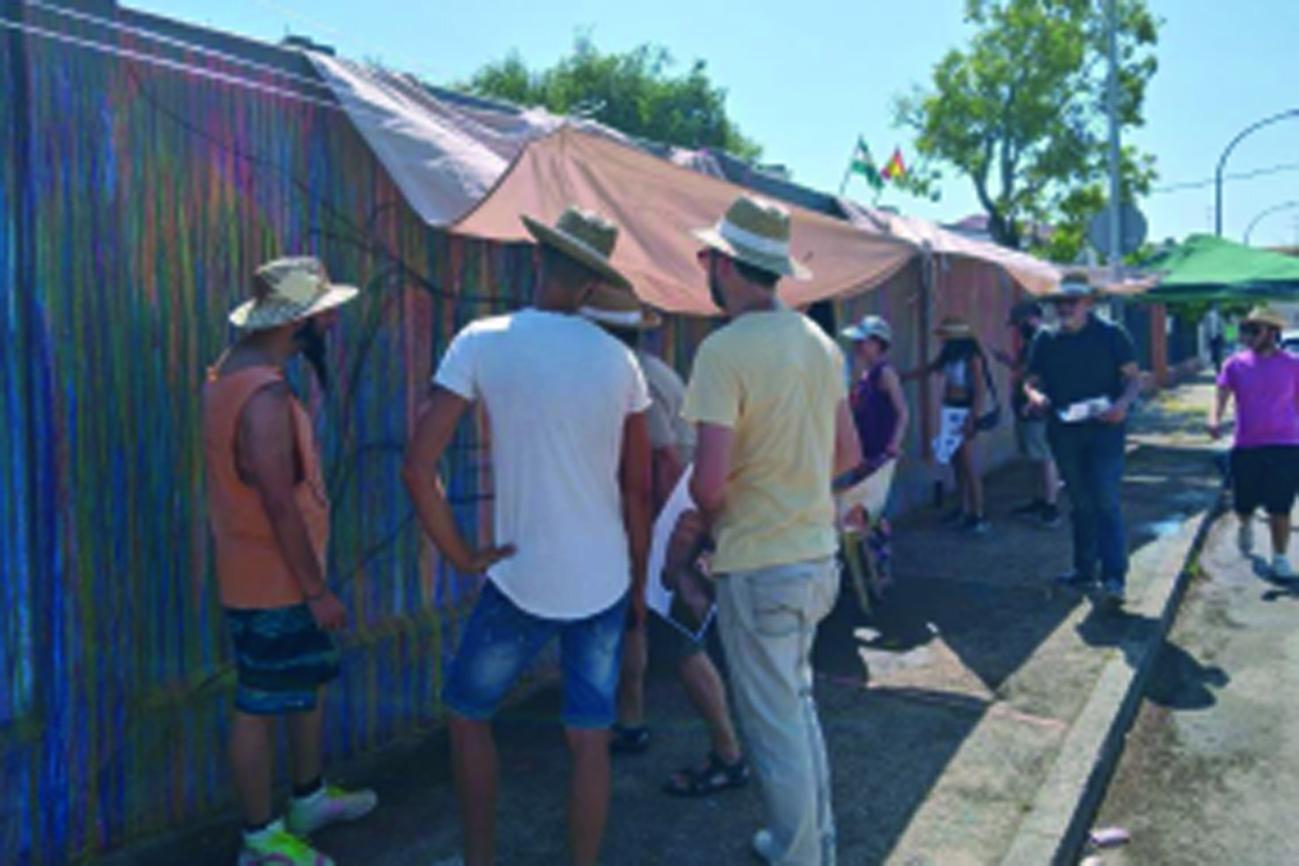 Profesores y alumnos de la Escuela de Arte elaborarán el gran mural en Mesas de Asta.