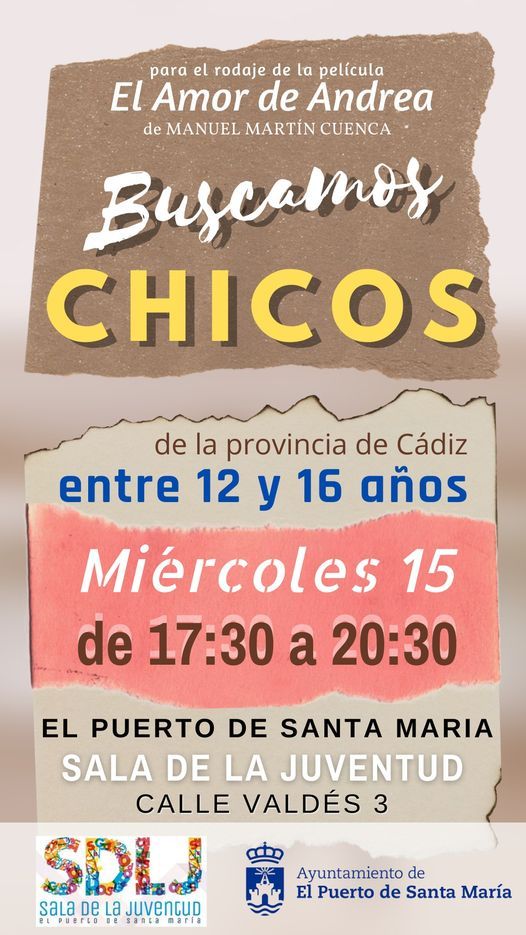 Anuncio del casting.