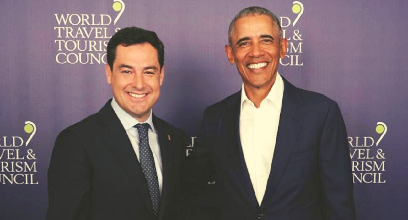 Moreno Bonilla y Barack Obama.
