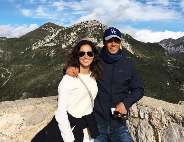 Xisca Perelló y Rafa Nadal.