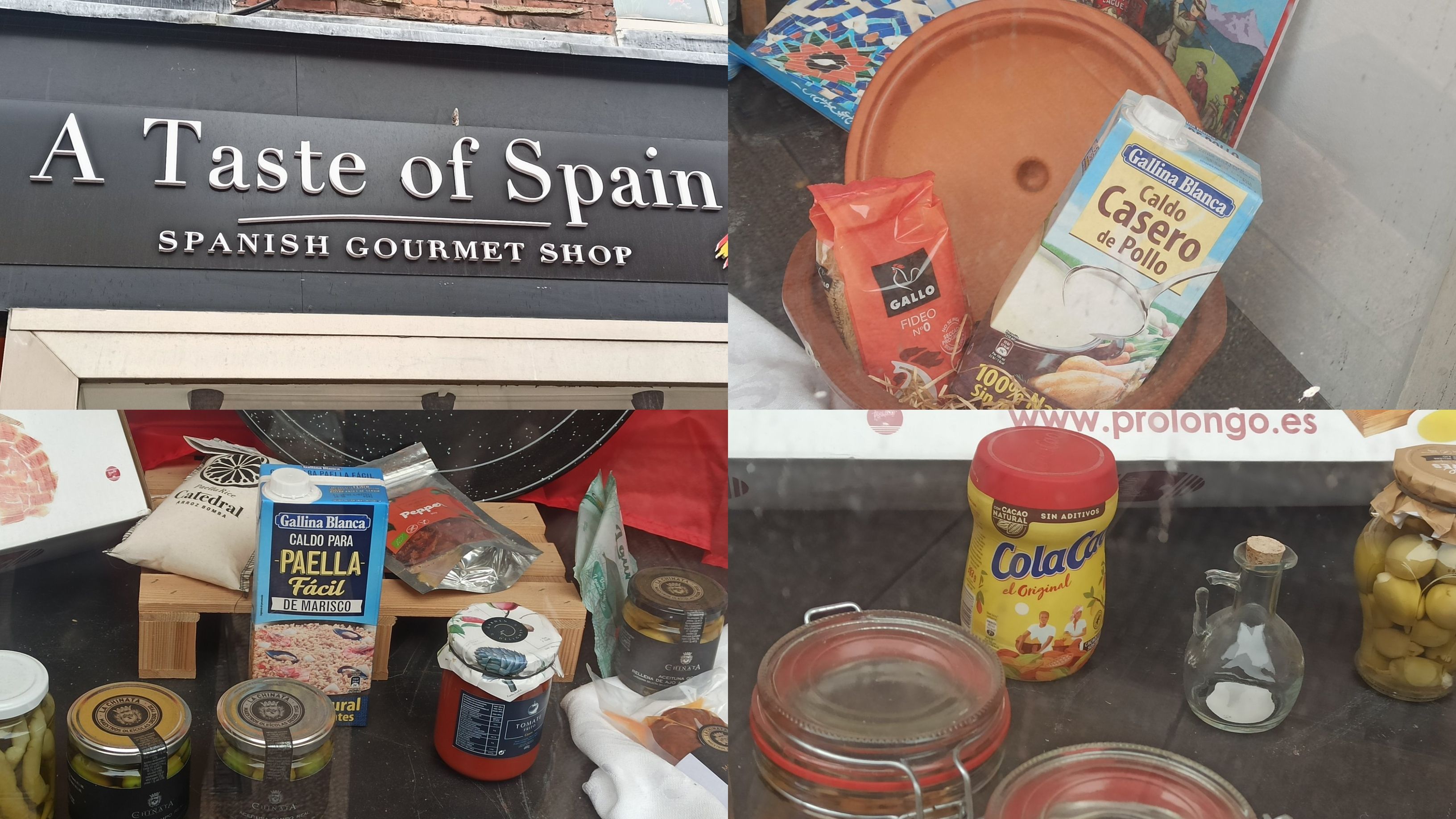 Productos 'gourmet' españoles en Dublín.
