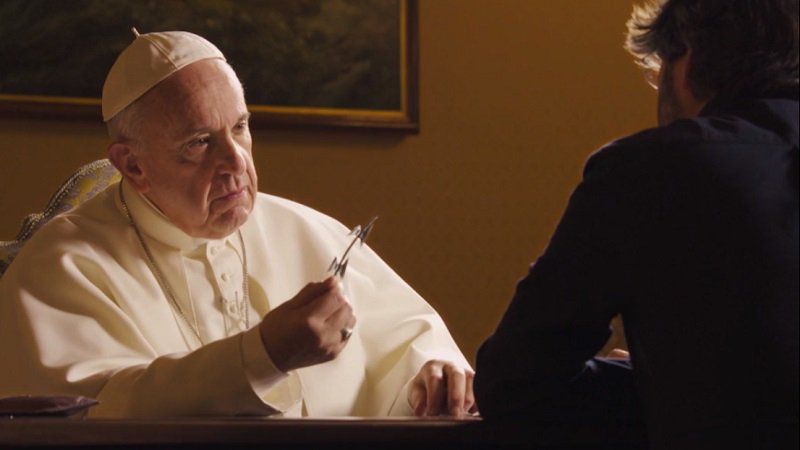 El Papa Francisco, durante la entrevista en 'Salvados'.