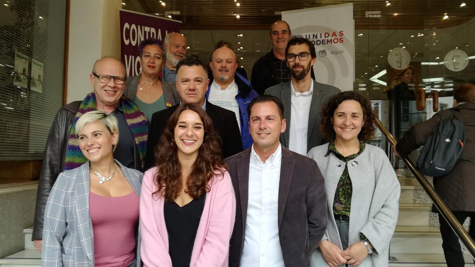 Candidatura de Unidas Podemos al Congreso por la provincia de Cádiz.