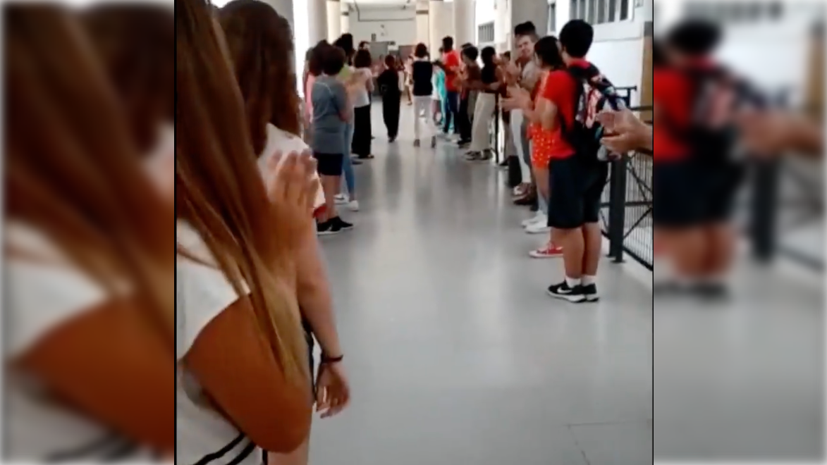 El emotivo homenaje del Santa Isabel de Hungría a Elisa Constanza.