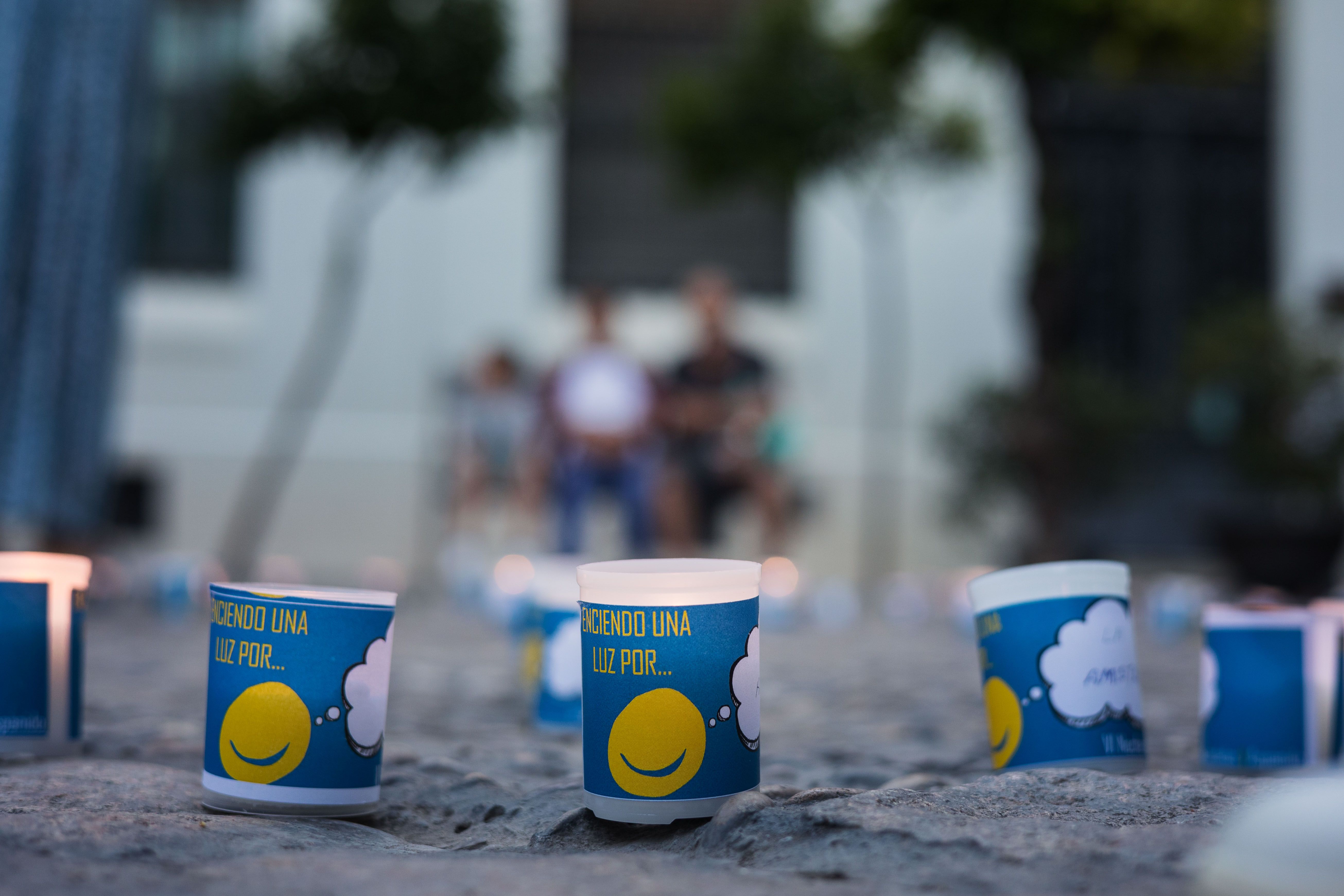 Noche de las candelas de la asociación Aspanido