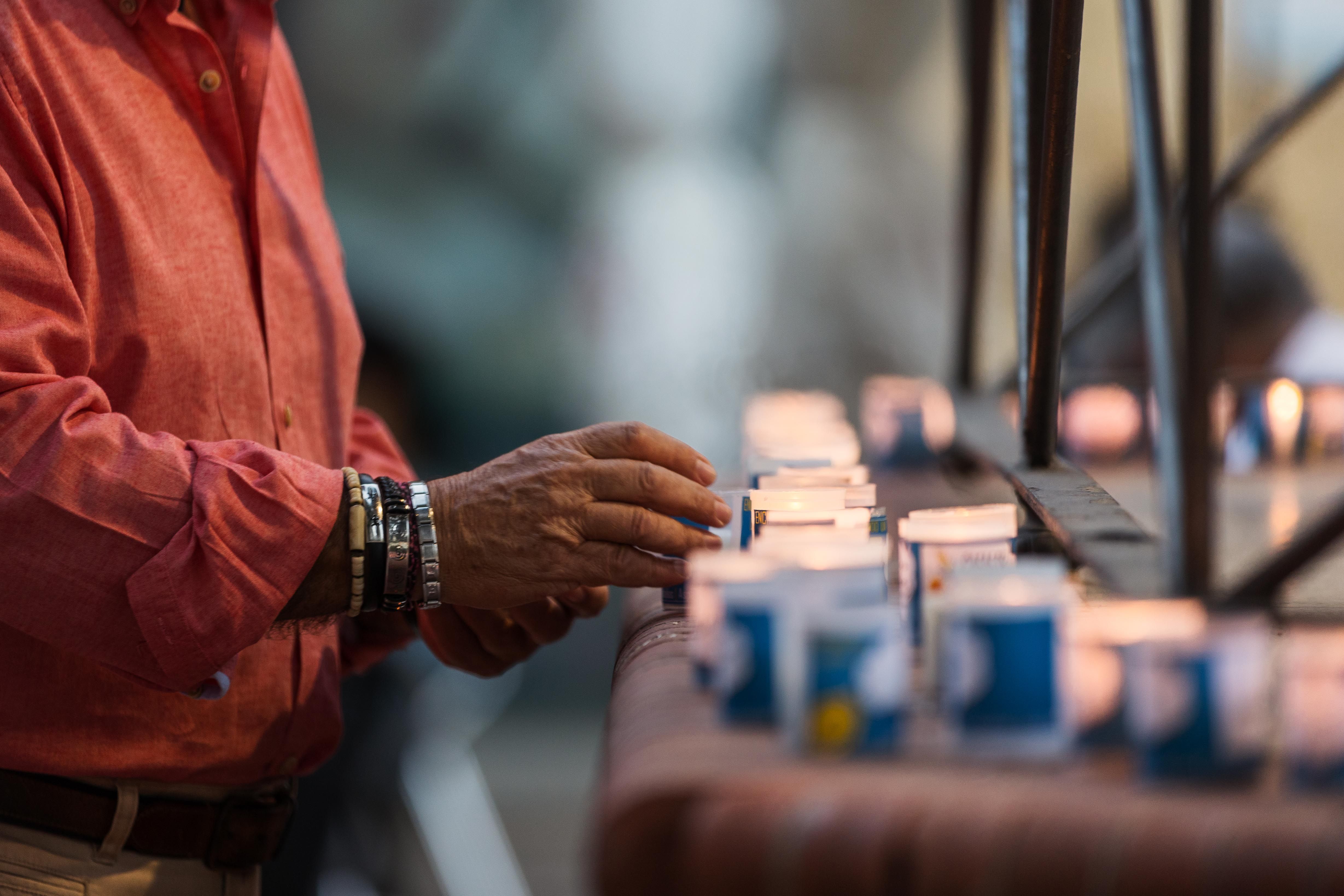 Noche de las candelas de la asociación Aspanido