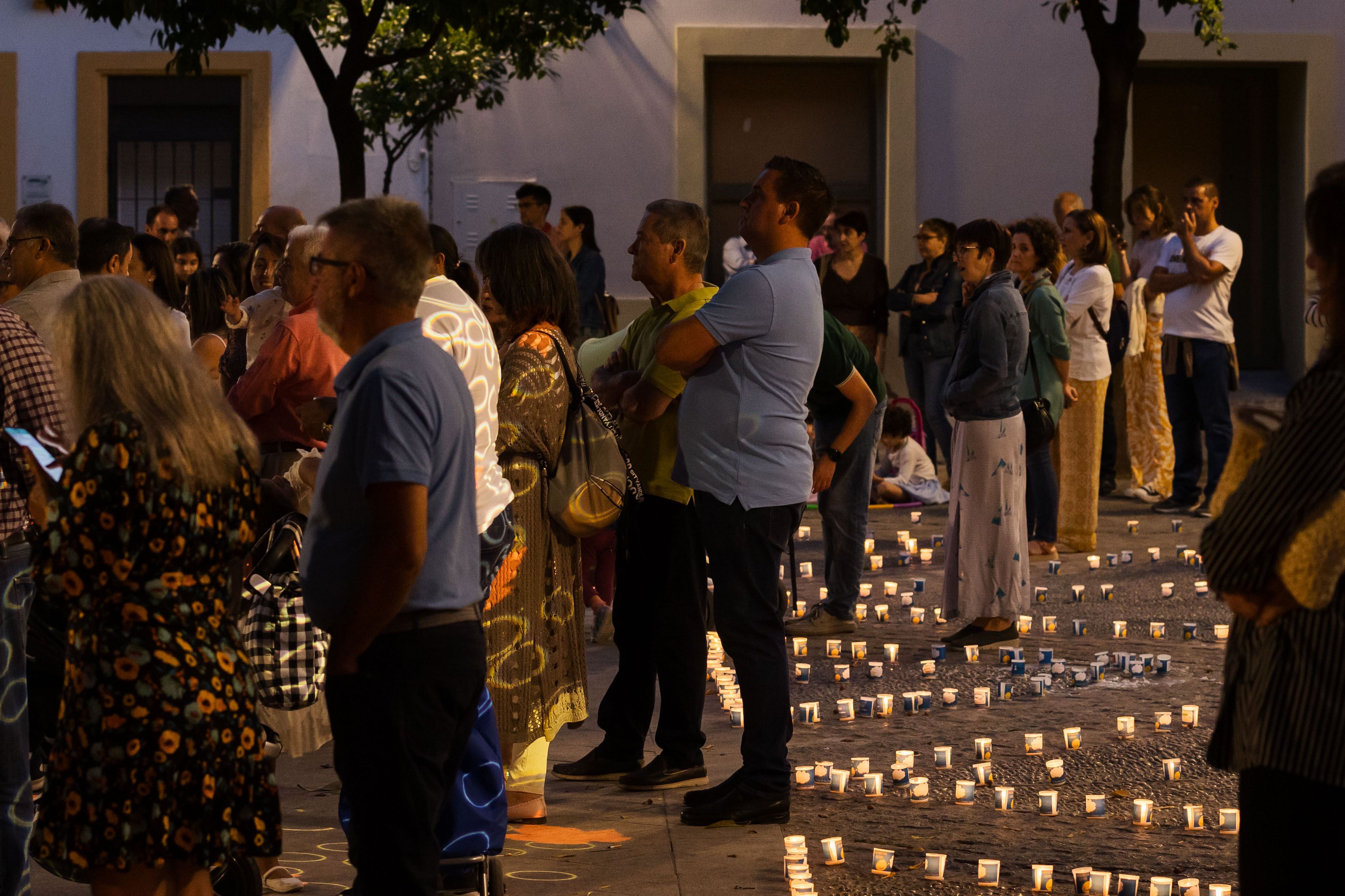 Noche de las candelas de la asociación Aspanido