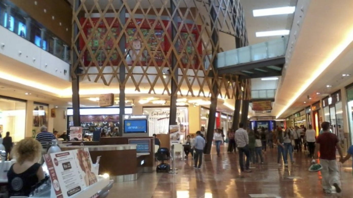 Imagen del centro comercial Área Sur en Jerez, una de las grandes superficies de Andalucía.