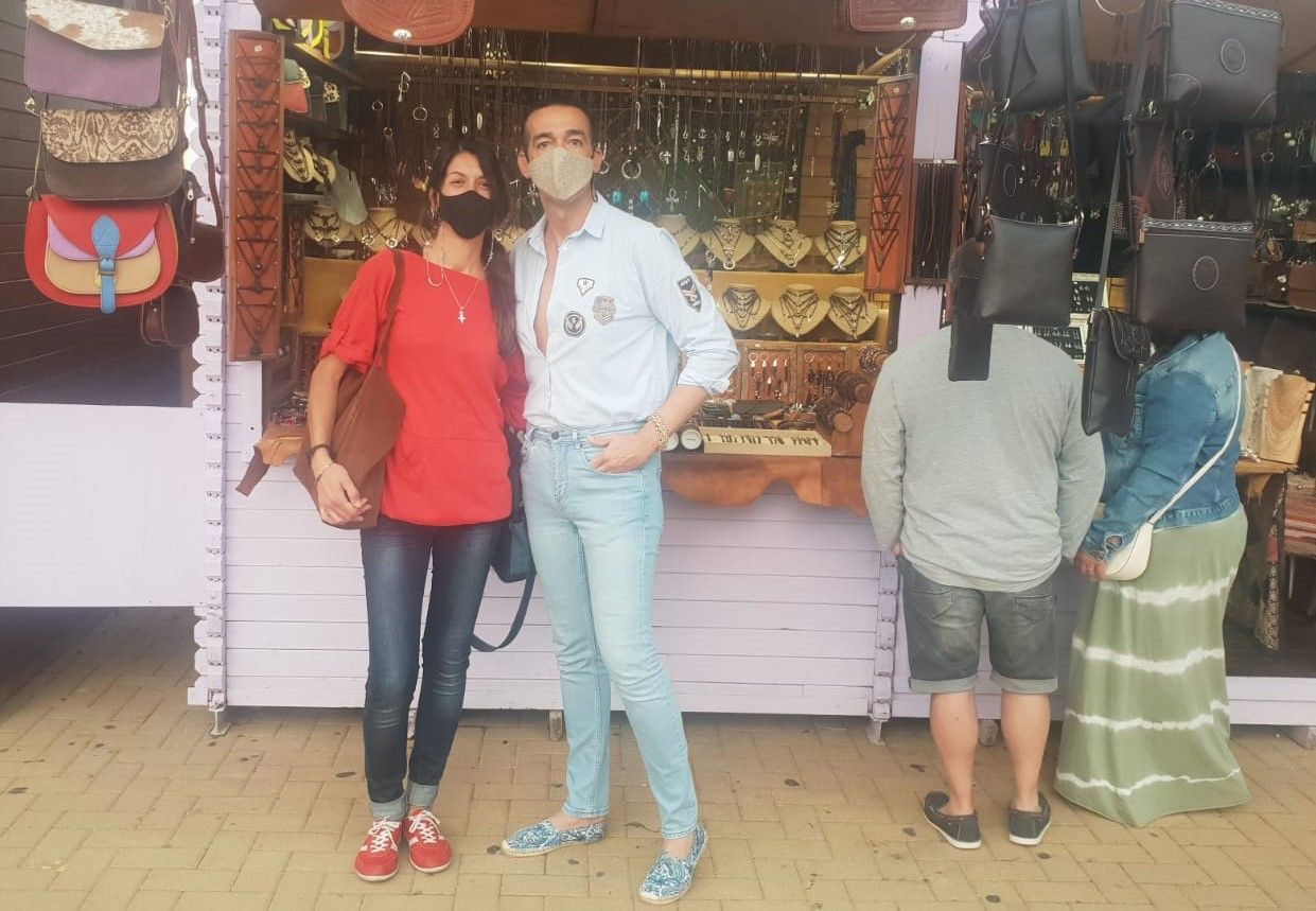 David Calleja, concejal de Comercio, en el parque Calderón.