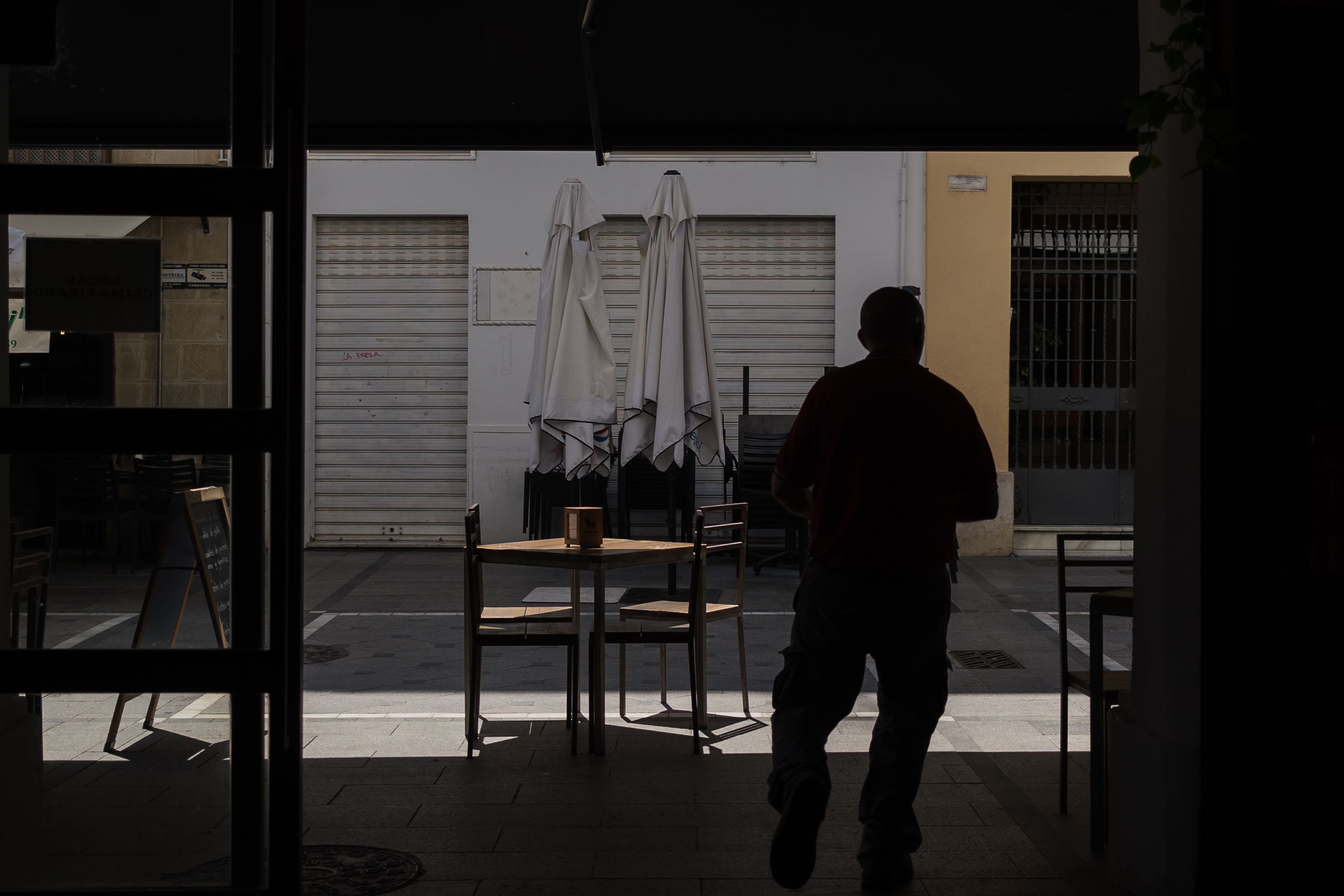 Vista de la terraza de Malvaloca en El Puerto.