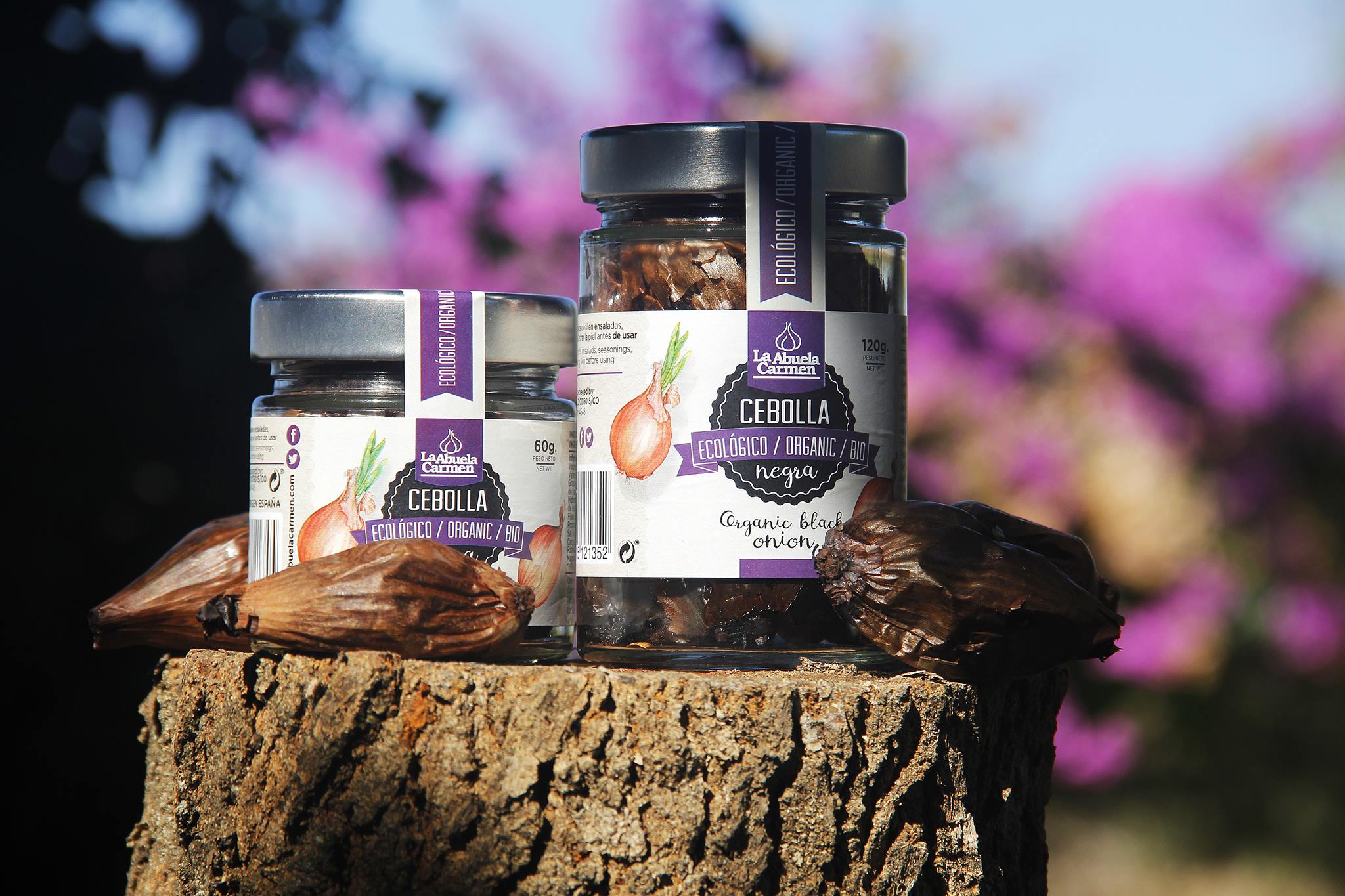 Cebolla negra, producto exclusivo de la empresa cordobesa La Abuela Carmen. FOTO: LA ABUELA CARMEN. 