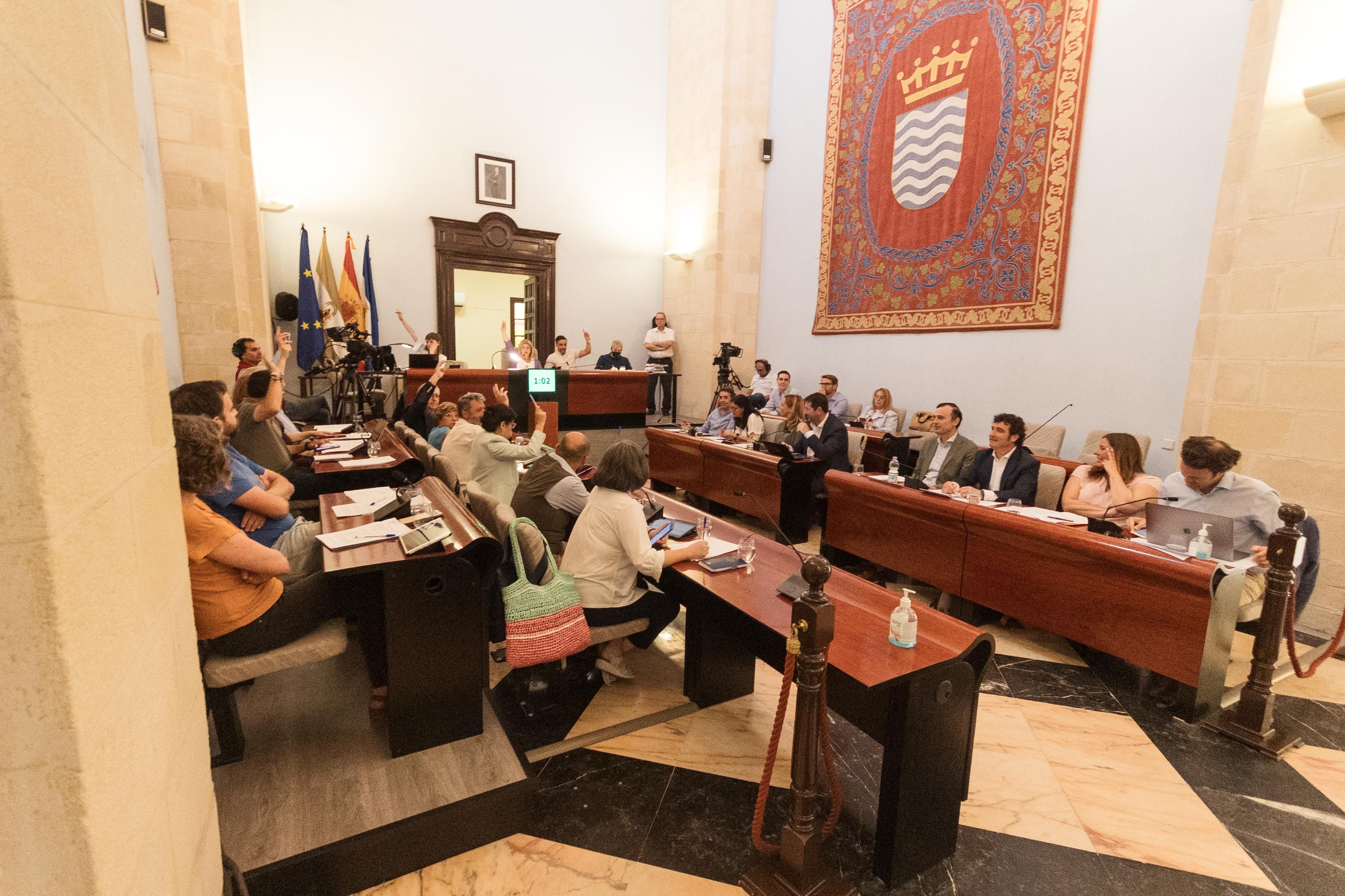 Pasado pleno de junio en el Ayuntamiento de Jerez.