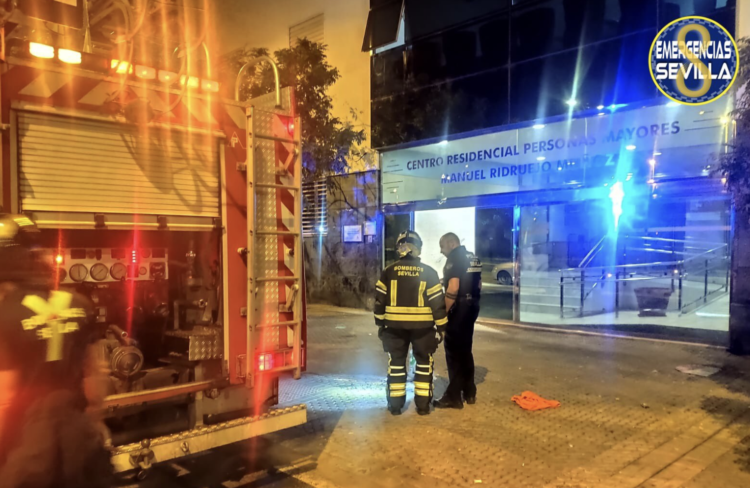 Susto de madrugada en una residencia de ancianos de Sevilla.