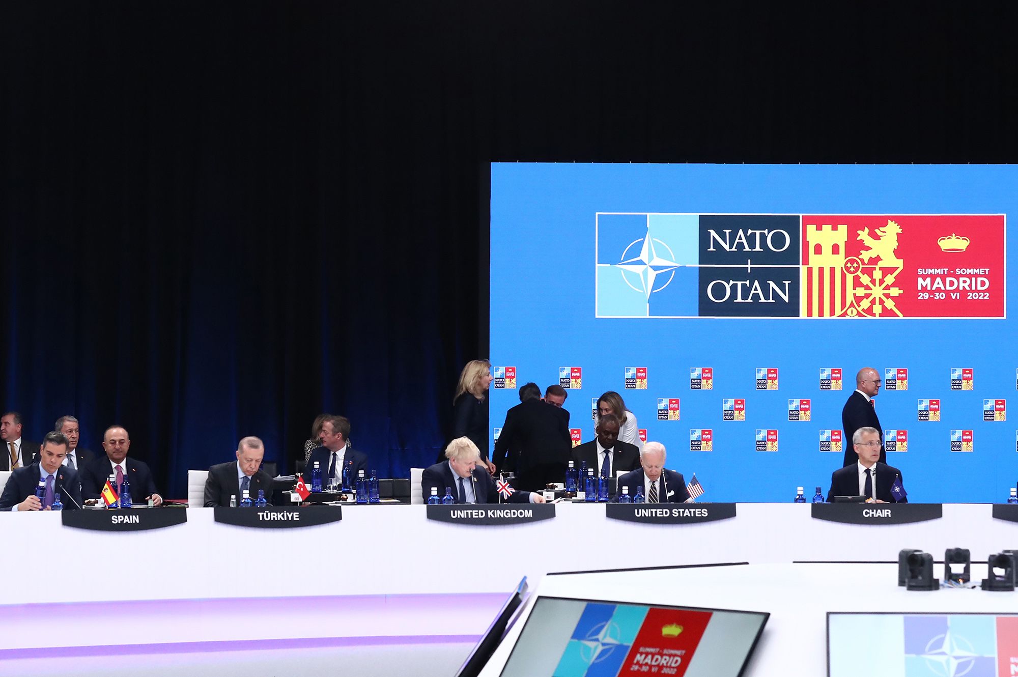 Una imagen de la cumbre de la OTAN.