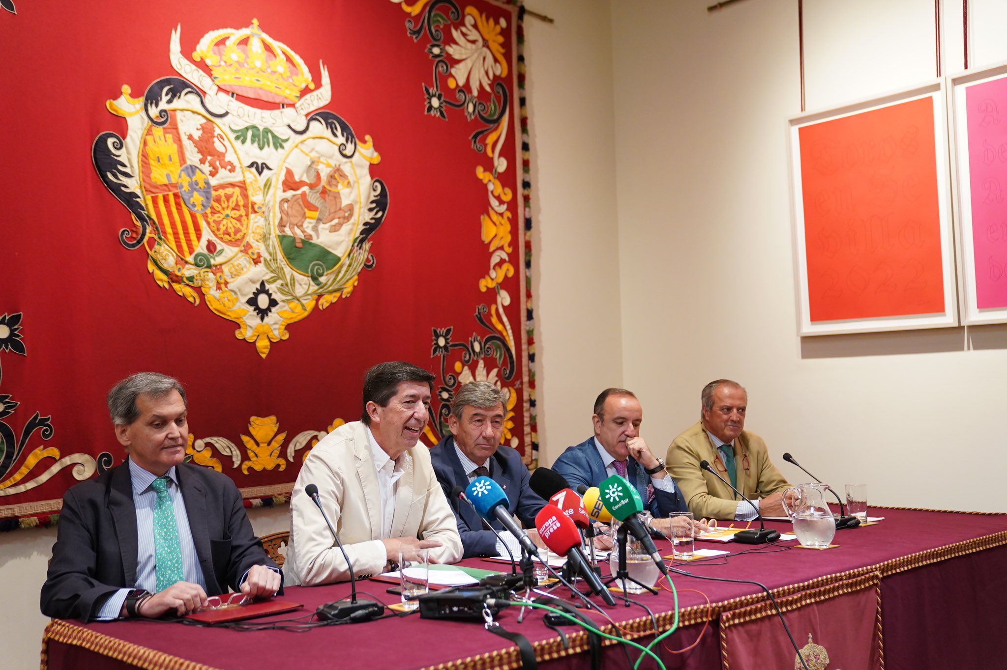 Marín, este lunes presentando las Carreras de Caballo de Sanlúcar.