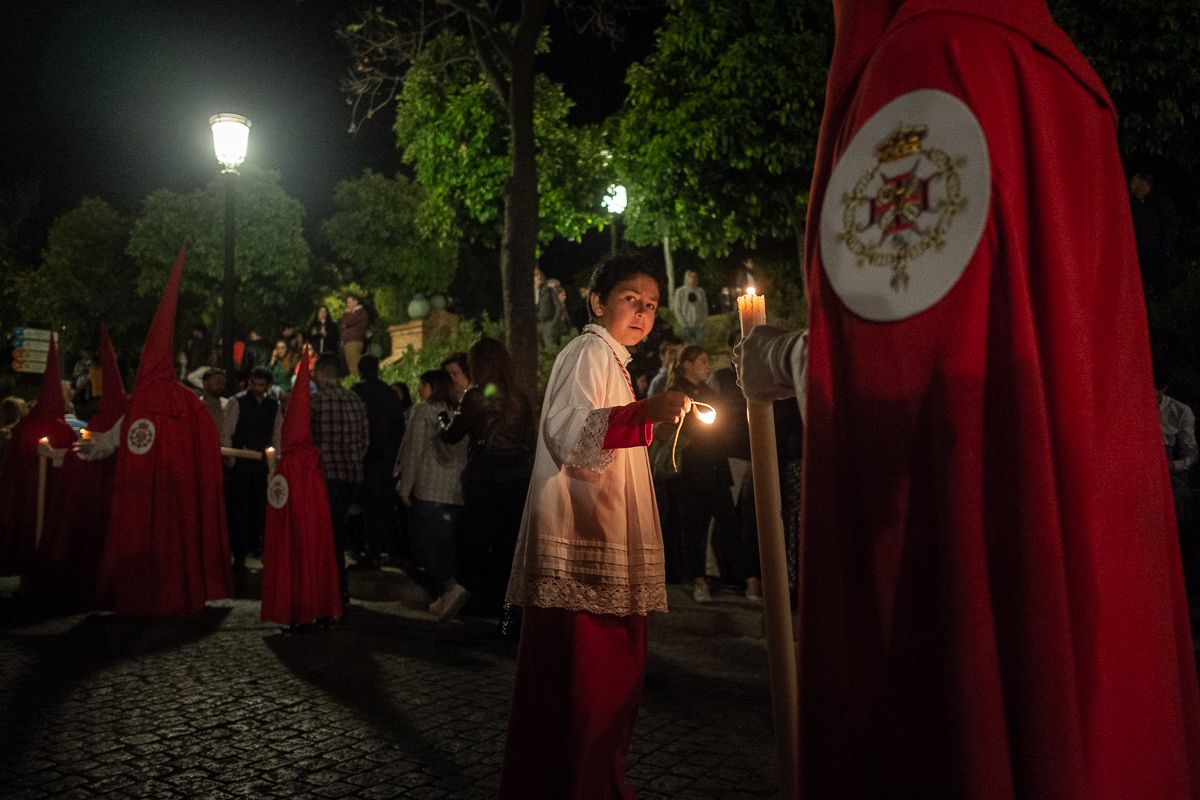 Una procesión del pasado Lunes Santo en Jerez. FOTO: MANU GARCÍA