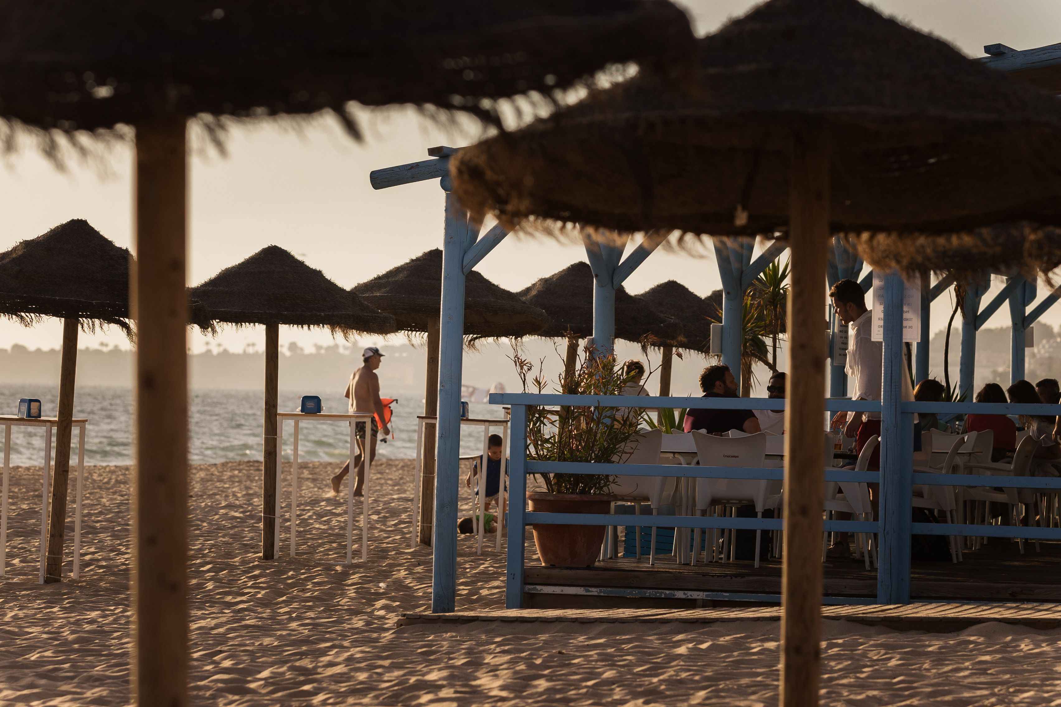 Un chiringuito de la costa de Cádiz.