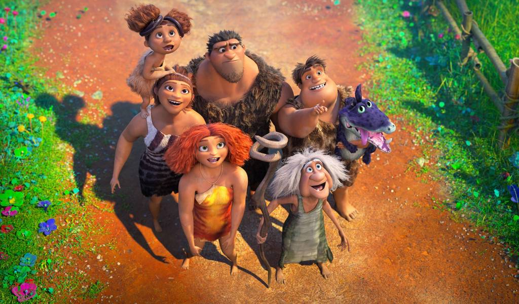Un momento de la película de animación ‘Los Croods: una nueva era’.