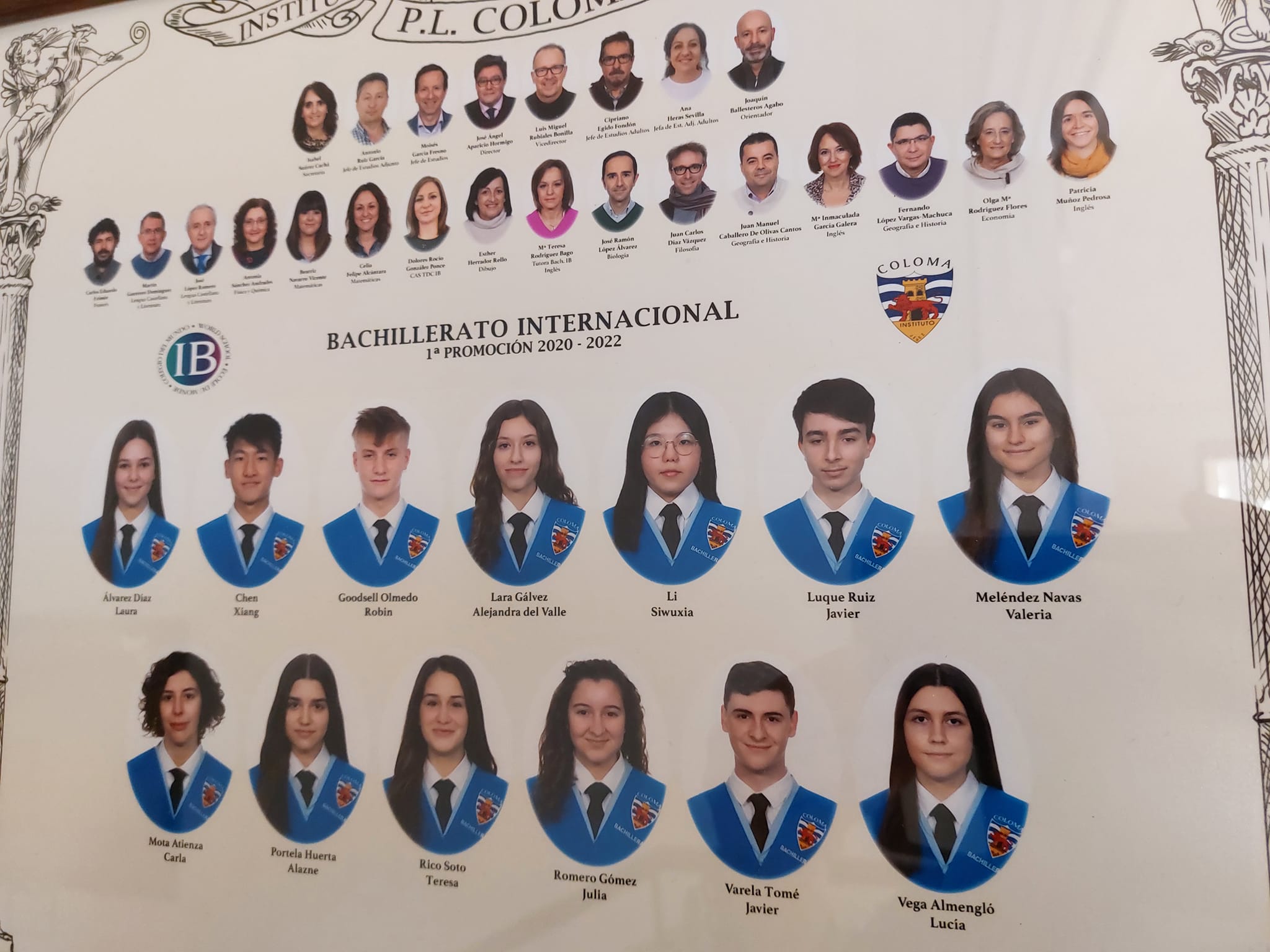 La primera promoción del Bachillerato Internacional en el Coloma ha obtenido un pleno de aprobados.