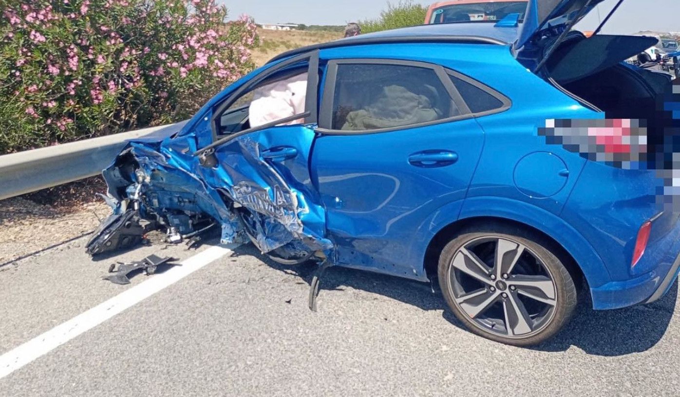 Imagen de uno de los accidentes de tráfico de 2022.