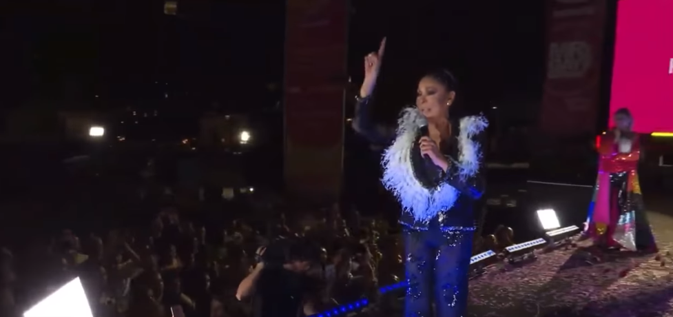 Isabel Pantoja fue el gran reclamo en el Orgullo de Madrid.