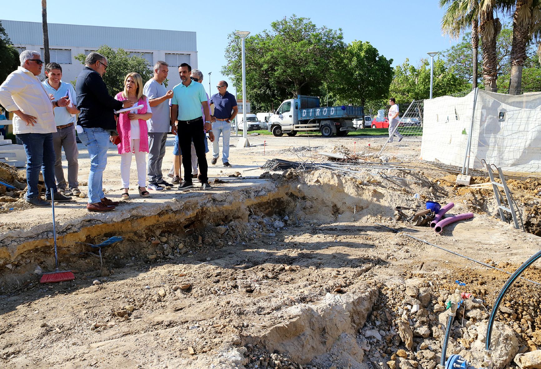 Se instalará una fuente junto al anfiteatro en el parque de La Granja.