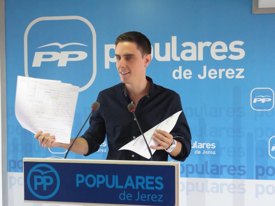 El concejal Jaime Espinar, en una imagen de archivo. FOTO: POPULARES JEREZ