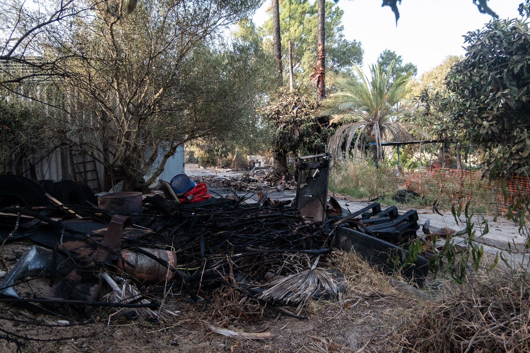 El fuego ha arrastrado con todo. 