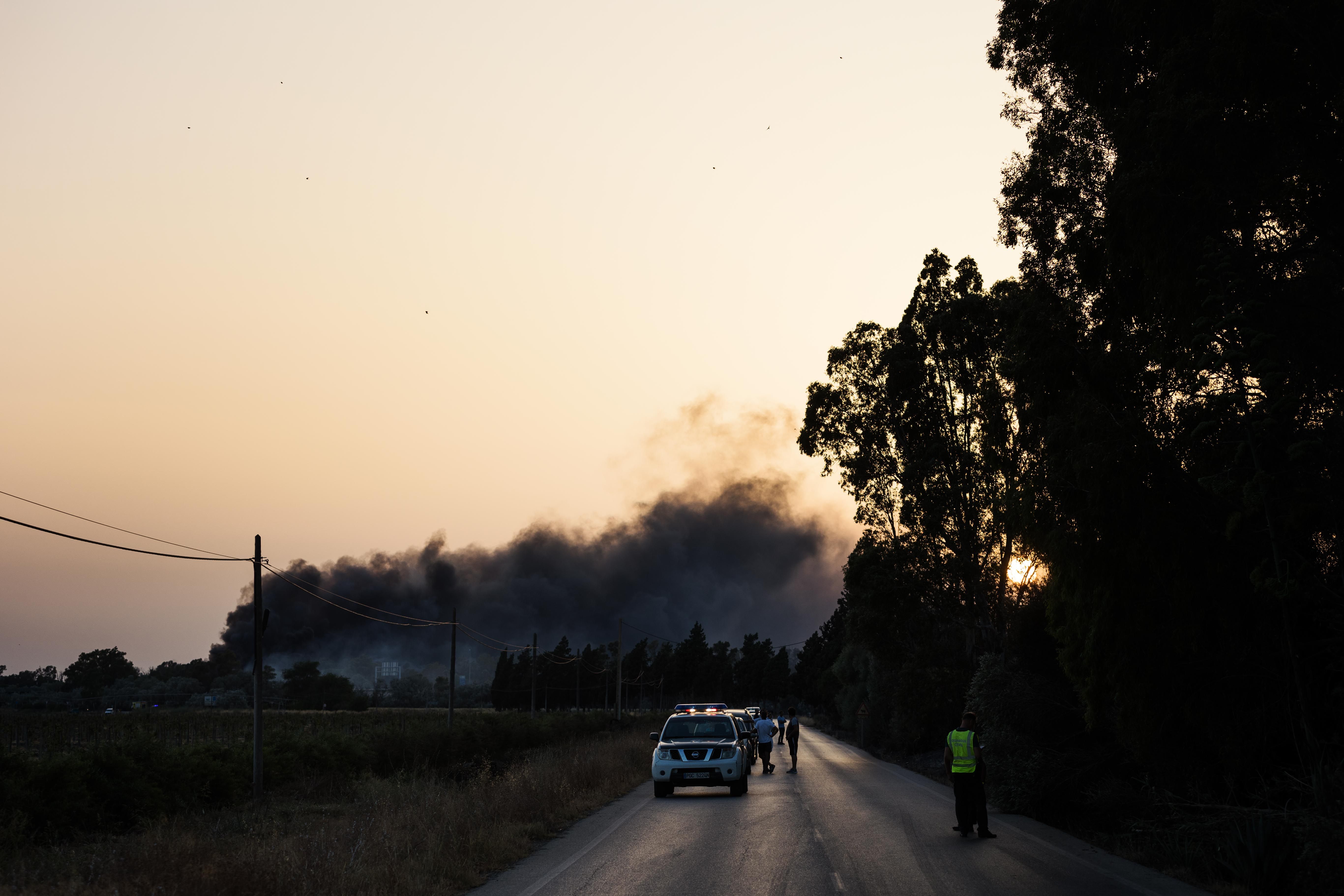 El impresionante monstruo de humo. 