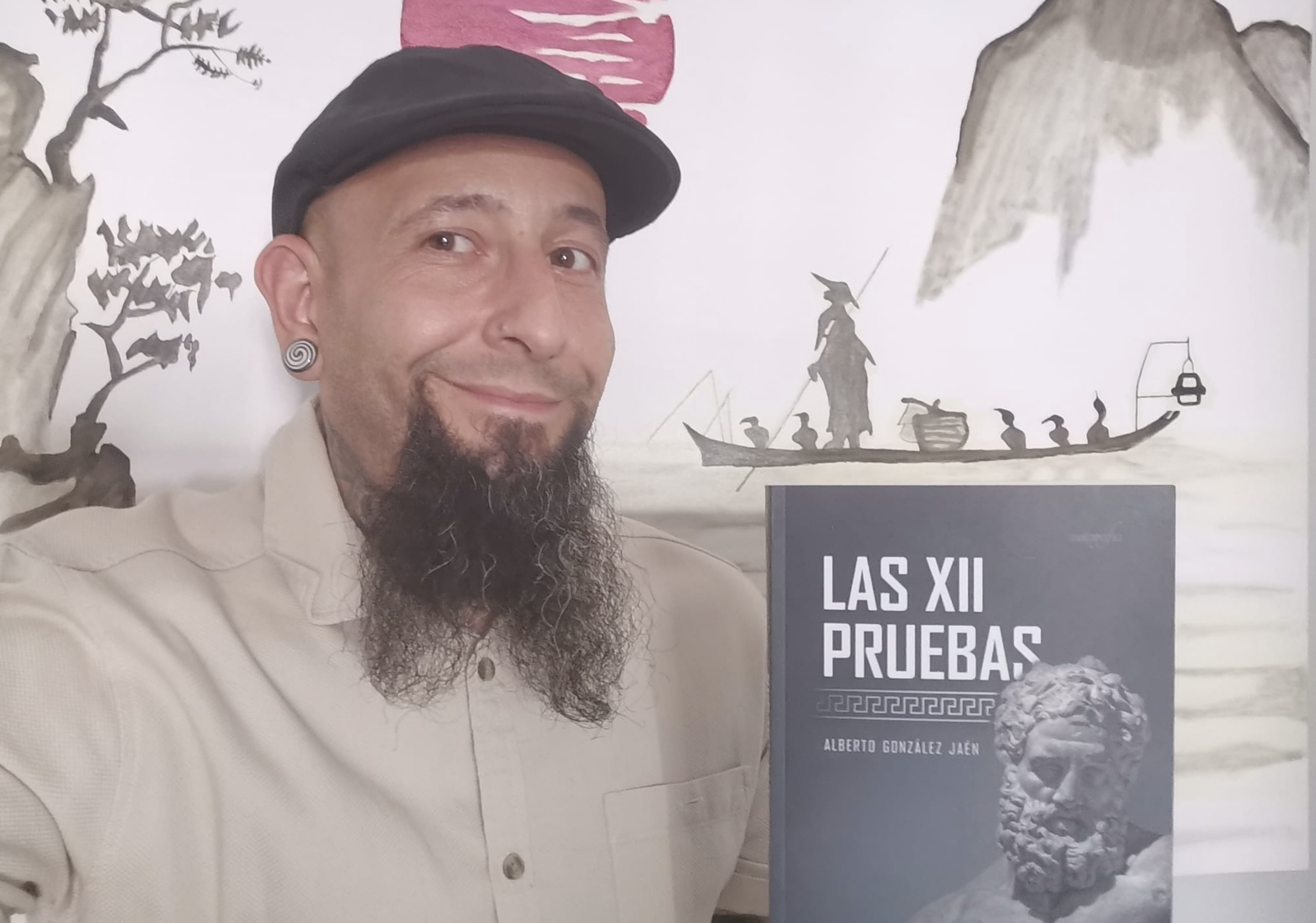 El jerezano Alberto González presentará su segunda novela policiaca el próximo sábado en el centro social La Yerbabuena.  CEDIDA