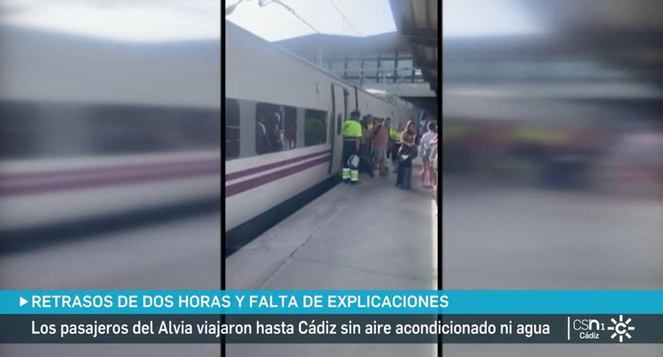 Indignación tras los retrasos en un Alvia que hace el viaje de Madrid a Cádiz.