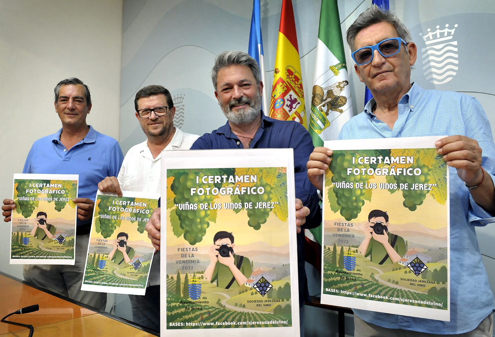 Imagen de la presentación del certamen fotográfico 'Viñas de los vinos de Jerez'.