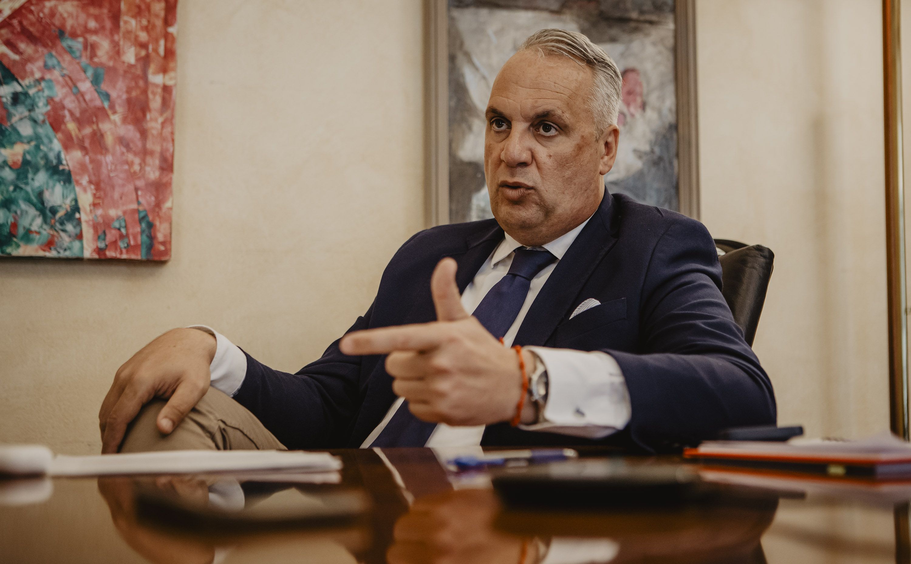 Juan Carlos Ruiz Boix, nuevo presidente de la Diputación de Cádiz, en la entrevista con lavozdelsur.es, en días pasados.