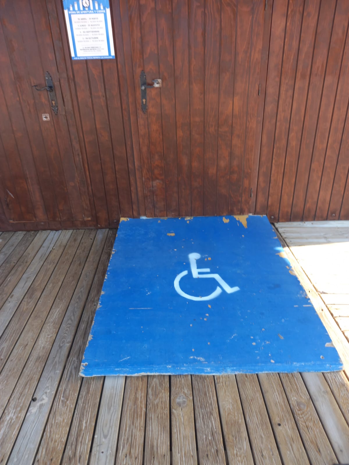 Módulo de la playa de La Muralla.