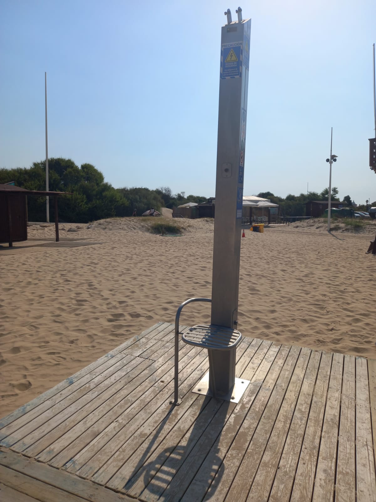 Ducha externa propuesta.