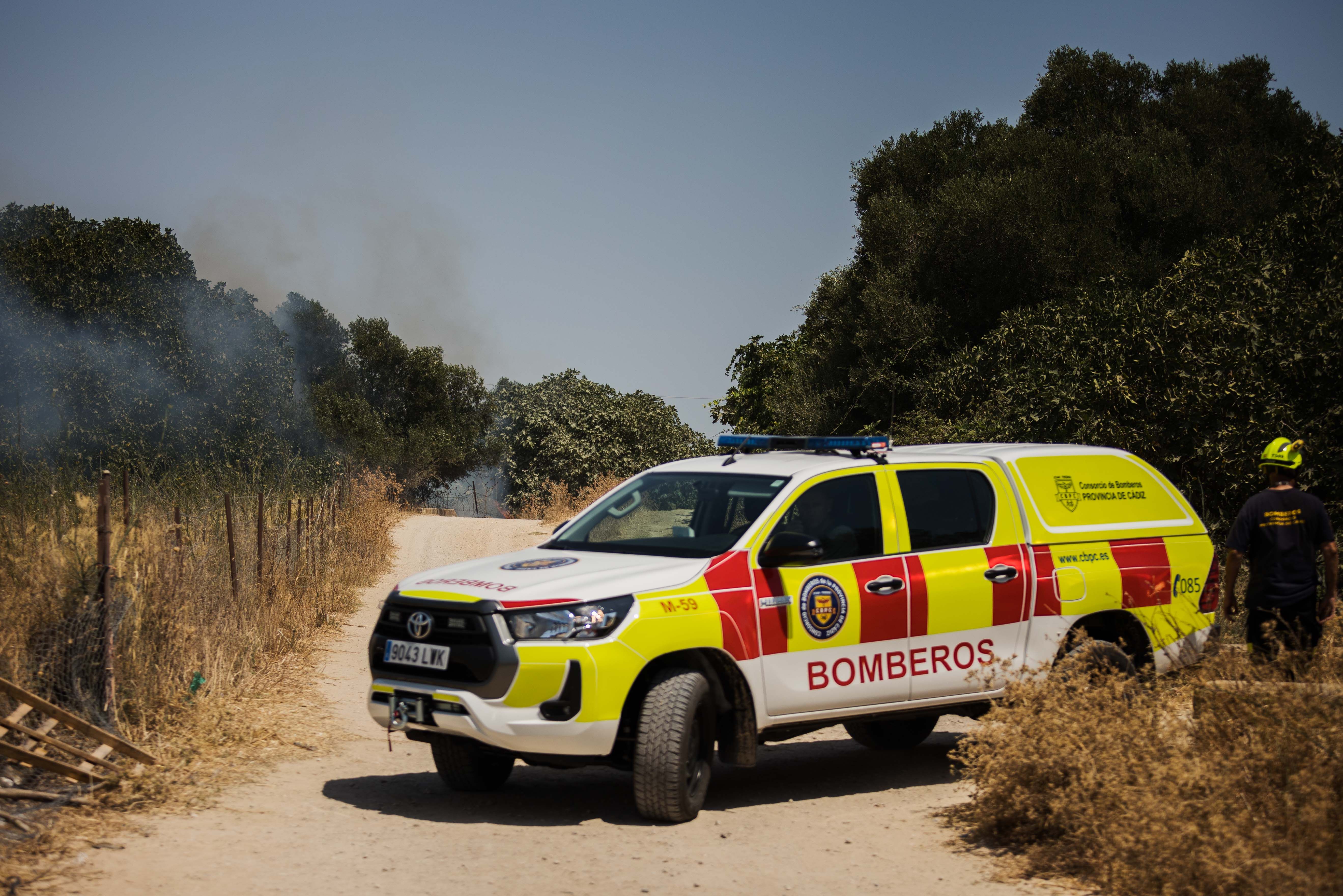 Un coche de Bomberos, en una imagen de archivo. Un coche de Bomberos, en una imagen de archivo.
