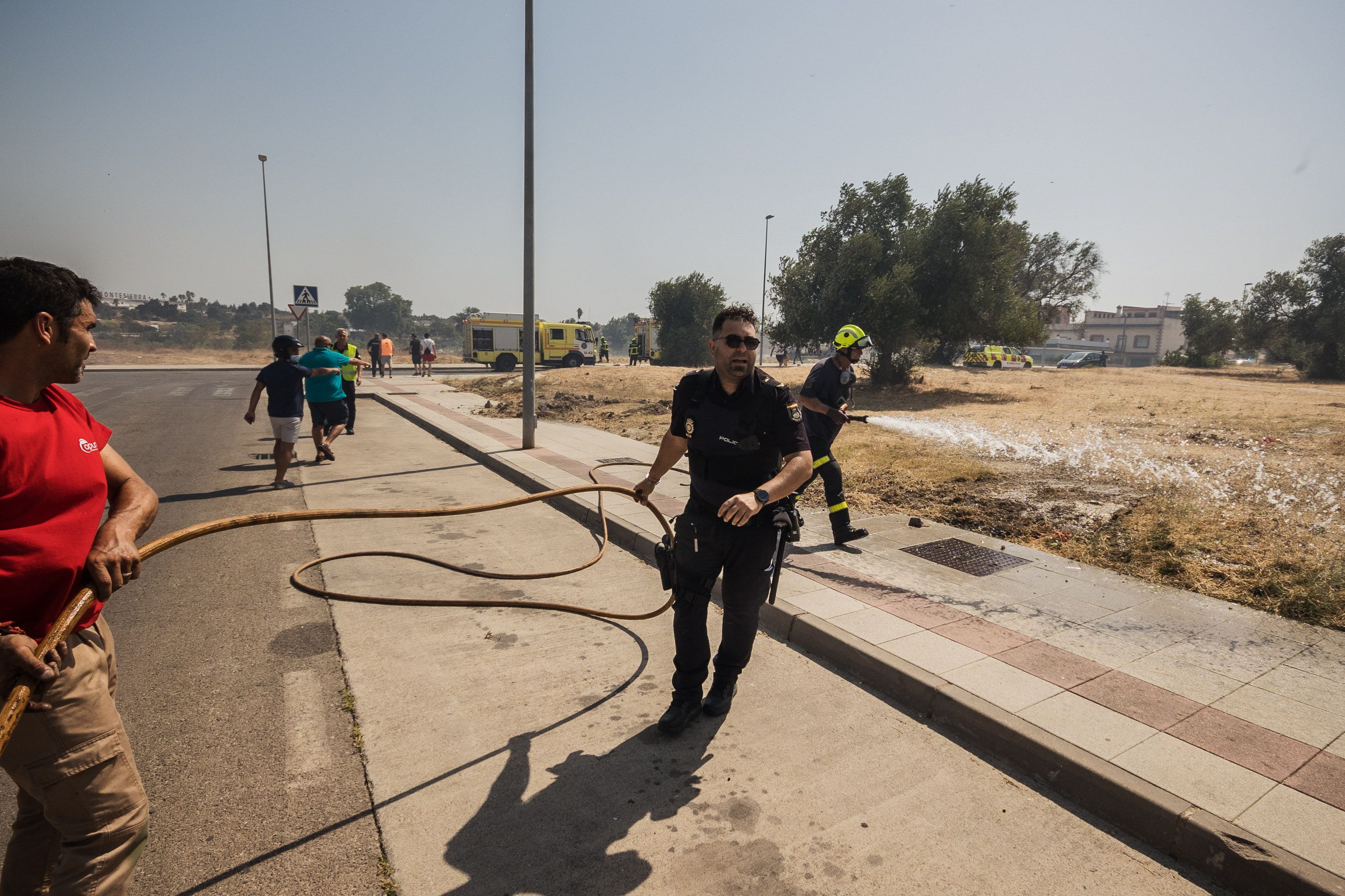 El fuego ha entrado en Jerez. 