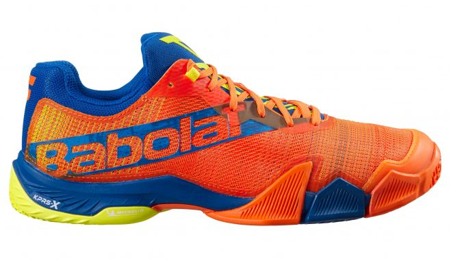 BABOLAT JET PREMURA ORANGE DARK BLUE 1